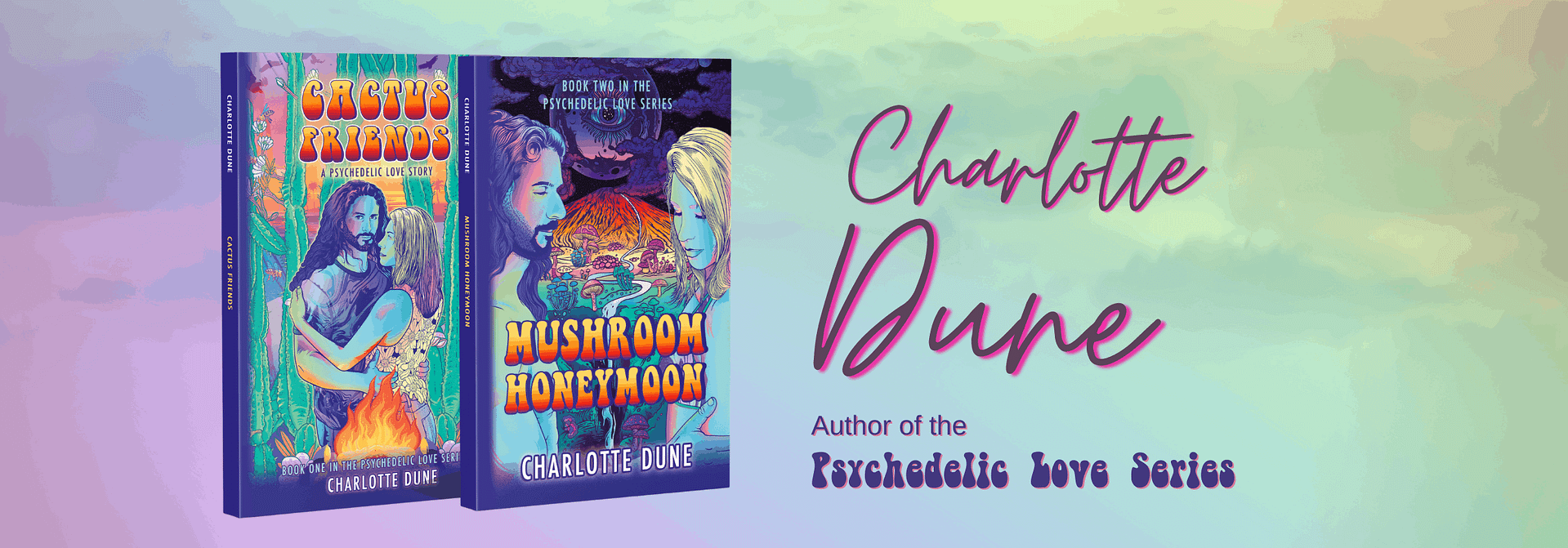 Charlotte Dune author of the Psychedelic Love Series.
